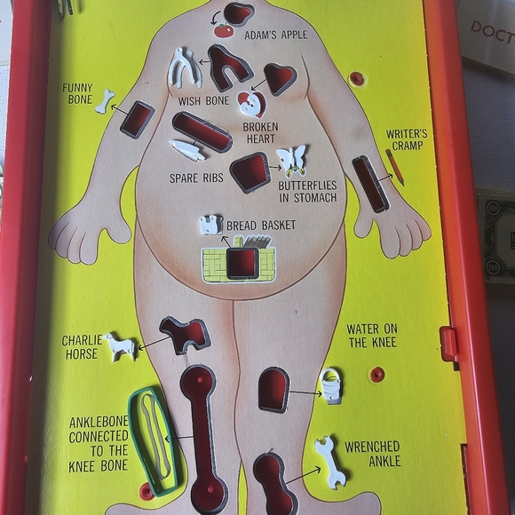 1965 Milton Bradley Operation Game Vintage - Picture 4 of 16